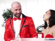 Asian teens fucked by tricky magicians