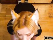 Stepsister Deepthroats Big Dick and Sex