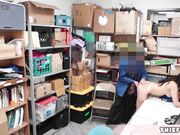 Extra cute brunette thief teen punished