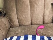 Horny African Big Ass Ridng Dildo