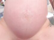 Vicky Aisha - Pregnant Bimbo Rides Dildo