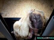 Busty MILF GangBanged in Glory Hole