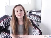 Petite stepdaughter Marissa Mae fucked