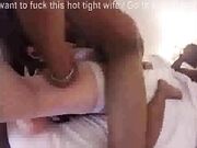 Husband comes home early to find his wife doing this