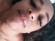 Black Babe Takes Big Cock POV