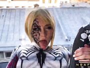 Anti Venom Deep Sucking and Sensual Fucking Cosplay