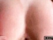 Footjob Close Up from Stepsister in Pantyhose Hard Sex