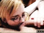 Cute Excellent StepSister Diligently Sucks Dick