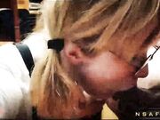 Cute Excellent StepSister Diligently Sucks Dick