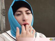 She loves her hijab even while fucked