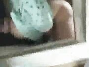 Interracial threesome with one screaming slut and two BBCs