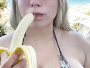 Sabrina Banks - Banana Gagging