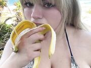 Sabrina Banks - Banana Gagging