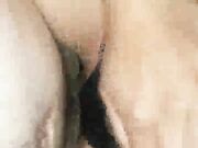 Cheating White Slut sucks BBC while boyfriend is gone