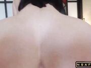 Athletic Beauty Riding Bosss Cock in the Hotel