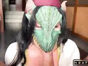 The Lusty Argonian Maid TES Cosplay Pussy