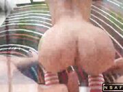 Gift from Christmas Elf Hot Blowjob and