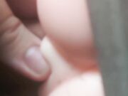 Bursting into sextoy pussy