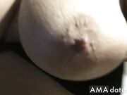 Playing with My Huge Natural Breasts - Busty MILF