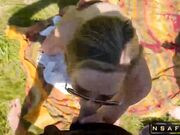 Husband Watches Wife in Dress Fuck and