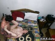 Stepmom Lets Stepson Fuck Her & Creampies His Balls Deep