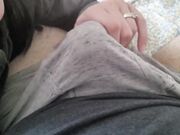 Babe Bites and Makes Me Cum in My Boxers