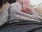 Babe Bites and Makes Me Cum in My Boxers