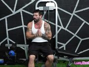 Gym besties in spandex sharing dick