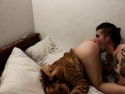 Party Teen Gives Me a Blowjob in our Room