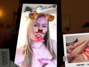 Czech Streets 104: Martina the Snapchat girl