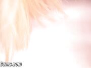 Cute Blonde Has Fun with Her Dildo