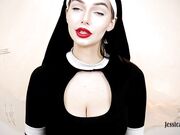 Jessica Starling - Nun's Spanking and Pegging