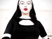 Jessica Starling - Nun's Spanking and Pegging