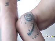 Horny Shemale getting ass fuck by latino big dick