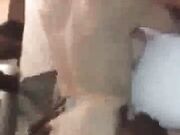 Little White Slut and Big Black Man Have Rough Sex