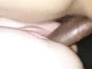 Little White Slut and Big Black Man Have Rough Sex