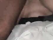 Hubby watch as wife gets creampie by 2 black men