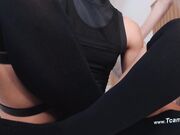 Goddess Babe Giving Her Futa Friend A Blowjob