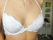 Blonde Solo Webcam Girl in Public BDSM Fingering