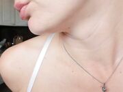 Blonde Solo Webcam Girl in Public BDSM Fingering