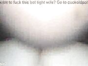 Hubby films as he lets his blonde wife try some BBC