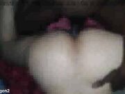 Hubby films as he lets his blonde wife try some BBC