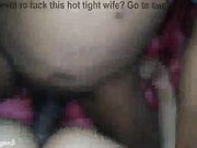 Hubby films as he lets his blonde wife try some BBC
