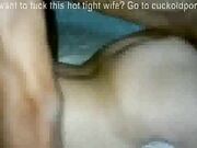 Real sex! Husband fucks his pretty wife!