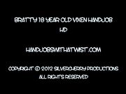 SilverCherrys,Vixen in Bratty 18 Year Old Vixen Handjob