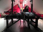 Danish Femdom - Latex slave maintained