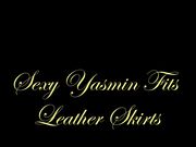 Chateau-Cuir - Sexy Yasmin fits leather skirts