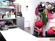 Busty PE teacher MILF is a cleptomaniac