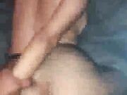 Sexy whore wife face fucked hard by BBC homemade