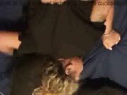 BBW gets fucked by BBC while husband is in the next room
